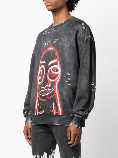 Haculla Don't Try Jumper In Grey