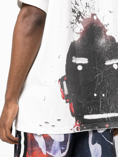 Haculla Blowing Up Graphic-print Cotton-jersey T-shirt In White
