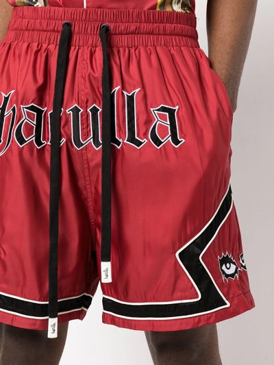 Shop Haculla Gothic  Track Shorts In Red