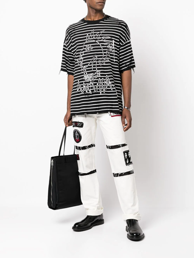Haculla Eternal Salvation Straight-leg Jeans In White