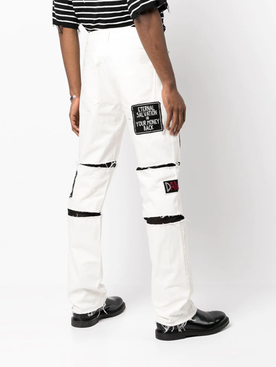 Haculla Eternal Salvation Straight-leg Jeans In White