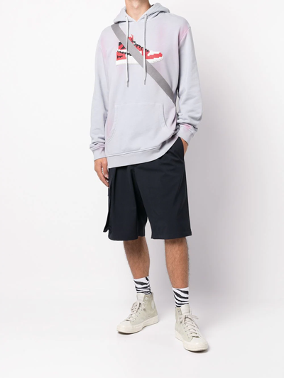 Mostly Heard Rarely Seen 8-bit Trophy Graphic-print Pullover Hoodie In Blue
