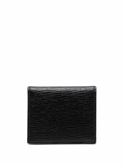 Shop Ferragamo Gancini Coin Purse In Black