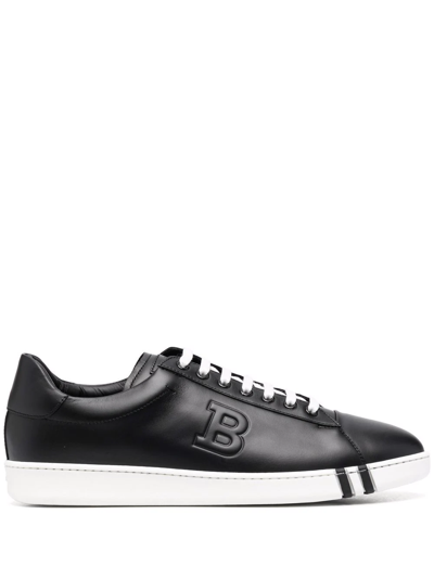 Shop Bally Asher Low-top Sneakers In Black