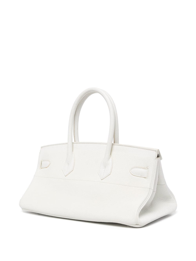 Pre-owned Hermes 2012  Birkin Shoulder Bag In White