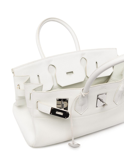 Pre-owned Hermes 2012  Birkin Shoulder Bag In White
