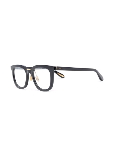 Linda Farrow Burton Square-frame Glasses In Black