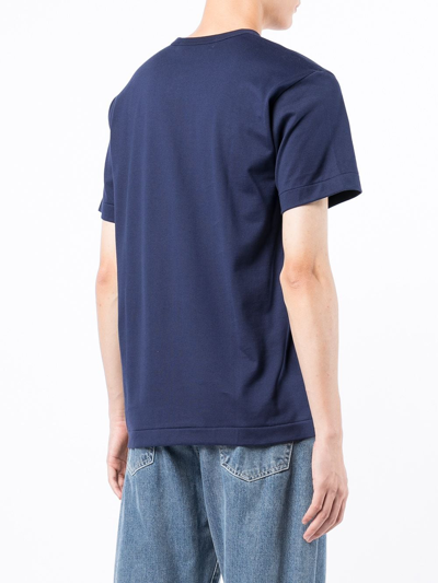 Comme Des Garçons Play Camiseta - Play In Blue