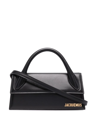 Shop Jacquemus Le Chiquito Long Tote Bag In Black