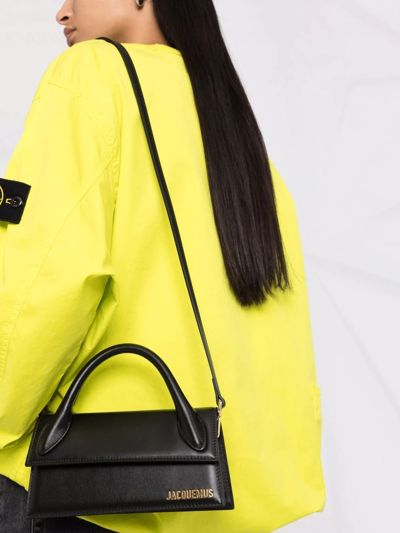 Jacquemus Shoulder Bags With Detachable Strap And Top Handle In Black