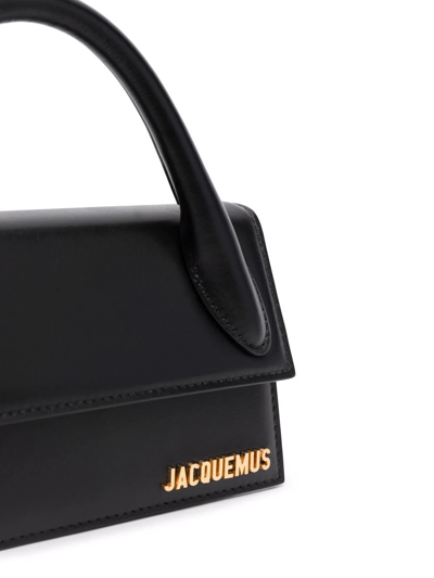 Jacquemus Shoulder Bags With Detachable Strap And Top Handle In Black
