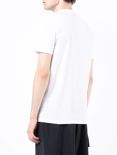 Shop Ps By Paul Smith Tv-print T-shirt In White