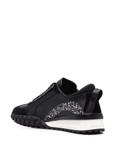 Shop Dsquared2 Legend Lace-up Sneakers In Black