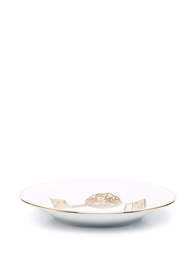 Fornasetti Chiava Centrepiece Plate In White