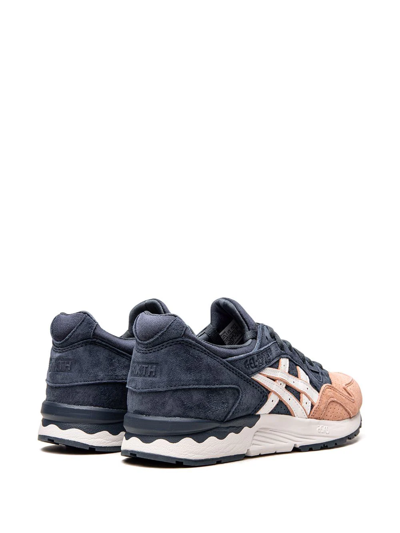 Asics X Kith Gel-lyte 5 Sneakers In Blue
