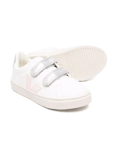 Veja Unisex Small Esplar Low Top Sneakers - Toddler, Little Kid In White