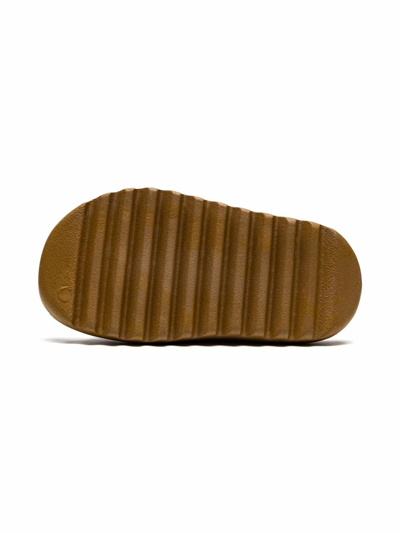 Shop Adidas Originals Yeezy "ochre" Slides In Neutrals