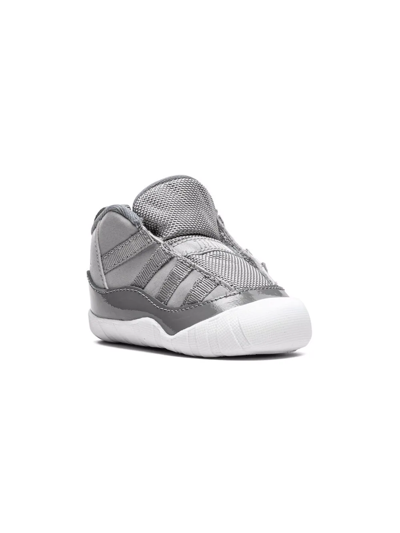 Jordan 11 Logo Sneakers In Grey