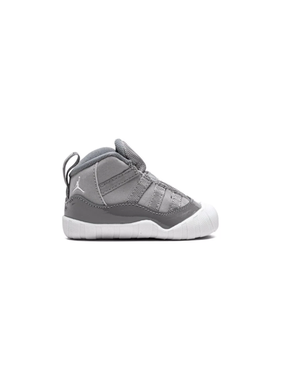 Jordan 11 Logo Sneakers In Grey