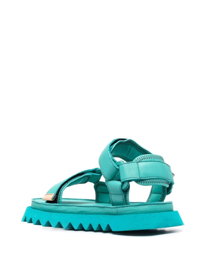 Marsèll X Suicoke Depa Touch-strap Sandals In Blue