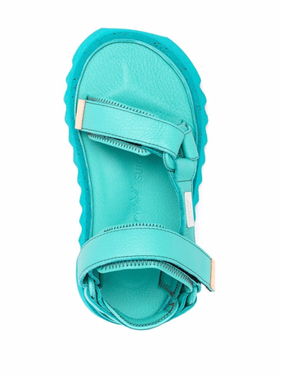 Marsèll X Suicoke Depa Touch-strap Sandals In Blue