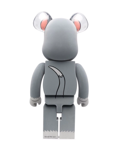Medicom Toy Tom Flocked Be@rbrick Figure In Grey