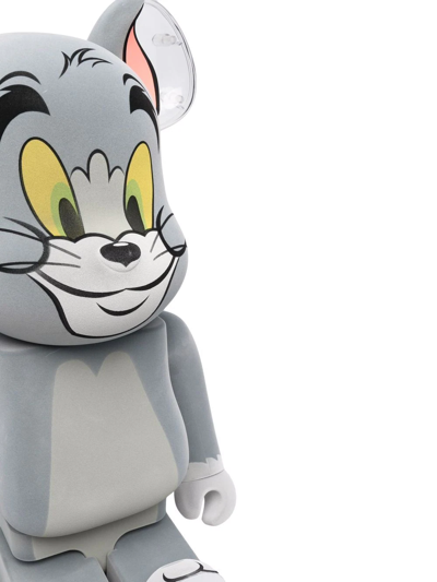 Medicom Toy Tom Flocked Be@rbrick Figure In Grey
