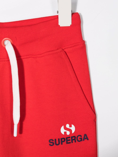 Shop Superga Logo-print Track Pants In Red