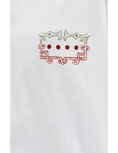 Shop Y's White Printred Knife T-shirt
