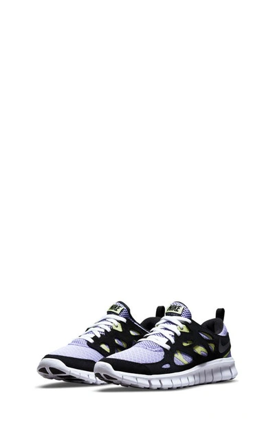 Shop Nike Free Run 2 Sneaker In Purple Pulse/ Silver/ Off Noir