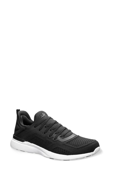 Shop Apl Athletic Propulsion Labs Techloom Tracer Knit Training Shoe In Black / White