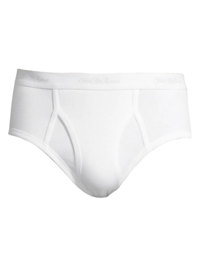 Shop Saks Fifth Avenue Men's Collection 3-pack Briefs In White