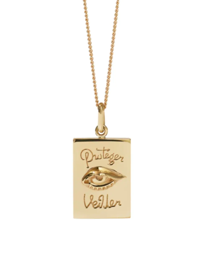Shop Meadowlark Women's Lucien Proteger Gold-plated Necklace