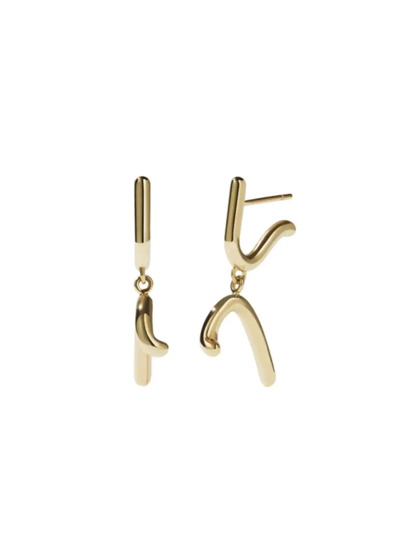 Shop Meadowlark Women's Paradis Sculpture 9k Gold-plated Drop Earrings