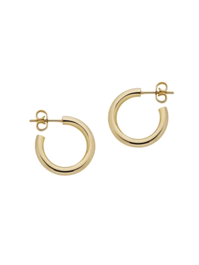 Shop Meadowlark Women's Stratus Taboo Medium 9k Gold-plated Hoop Earrings