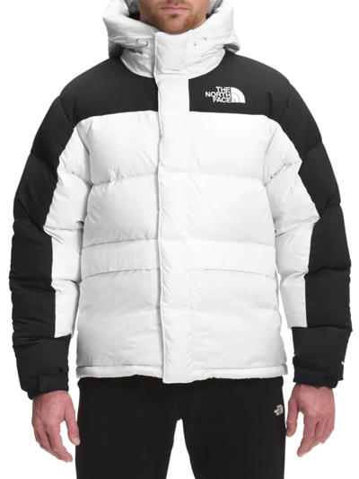 Shop The North Face Men's Himalayan Two-tone Down Parka In White