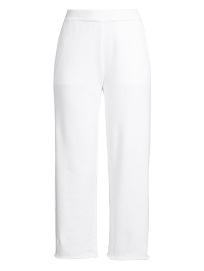 Shop Eileen Fisher Women's Cropped Straight Pants In White