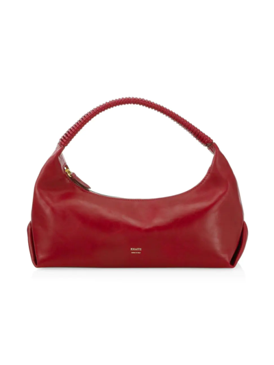 Leather handbag Brera Red in Leather - 15910600