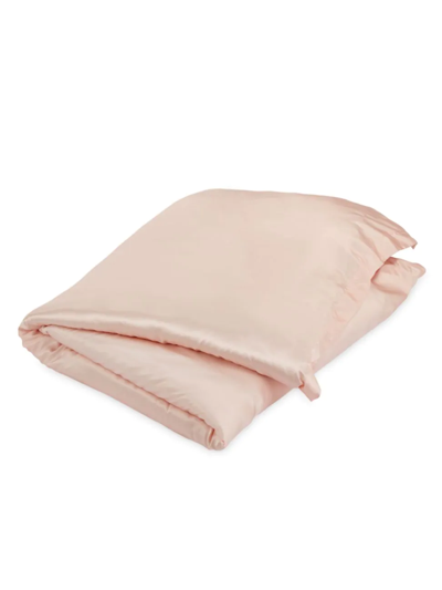 Shop Gingerlily Signature Silk Duvet Cover & Sham Collection In Rose Pink
