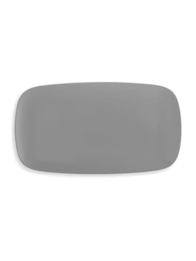 Shop Nambe Pop Soft Rectangular Platter In Gray