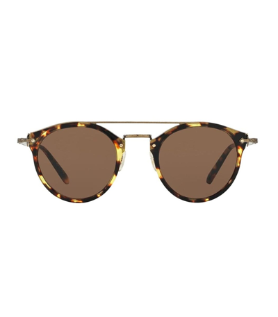 Shop Oliver Peoples Remick Sunglasses - Brown