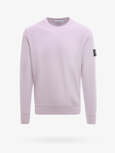Shop Stone Island Sweatshirt In Purple