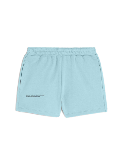 Shop Pangaia 365 Organic Cotton Shorts In Blue