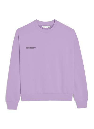 Shop Pangaia Organic Cotton 365 Sweatshirt In Purple