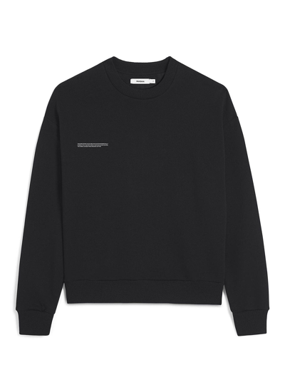 Shop Pangaia Organic Cotton 365 Sweatshirt In Black
