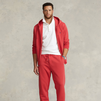Shop Polo Ralph Lauren Double-knit Jogger Pant In Starboard Red