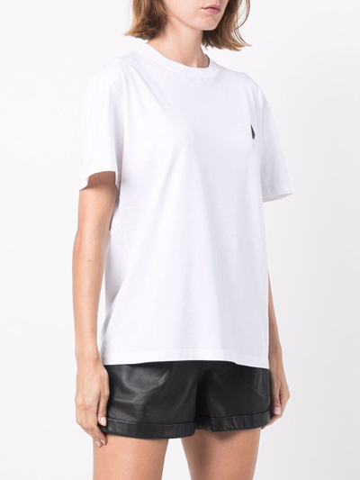 Shop Golden Goose T-shirts And Polos In Optic White Black