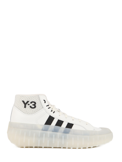 Shop Adidas Y3 Y-3 Gr.1p Sneakers In White