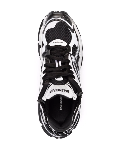 Shop Balenciaga Runner Two-tone Sneakers In Black
