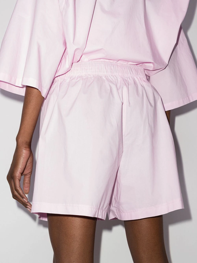 Natasha Zinko Elasticated-waist Boxer Shorts In Rosa